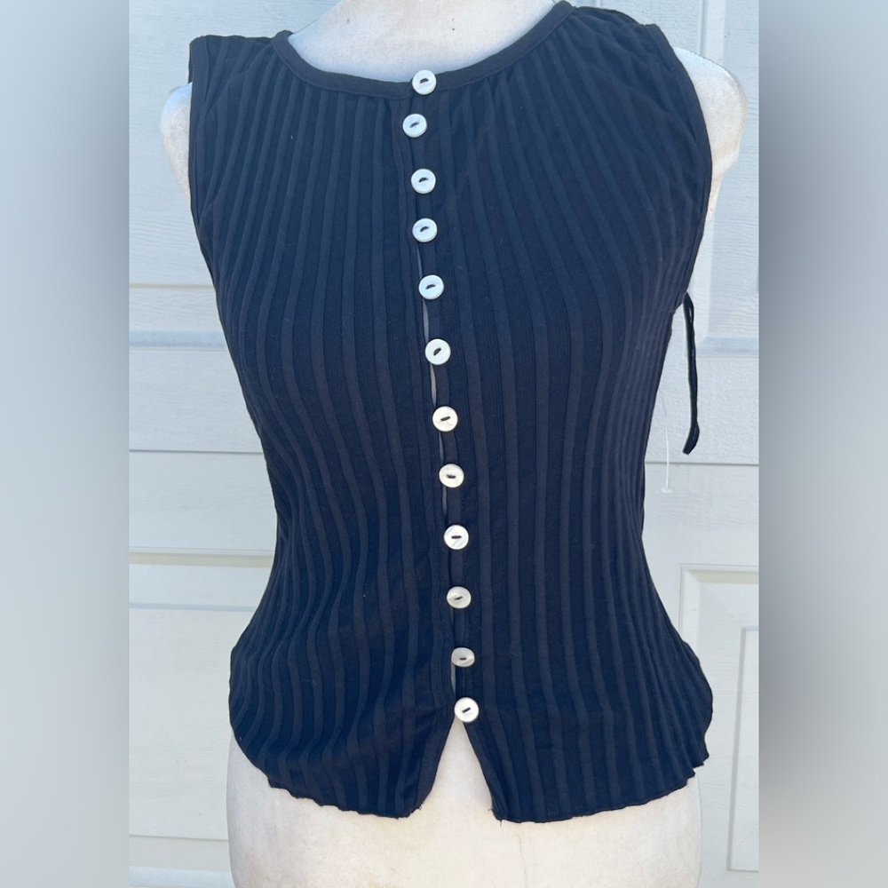 Women 's free people to black stretch shirt XS